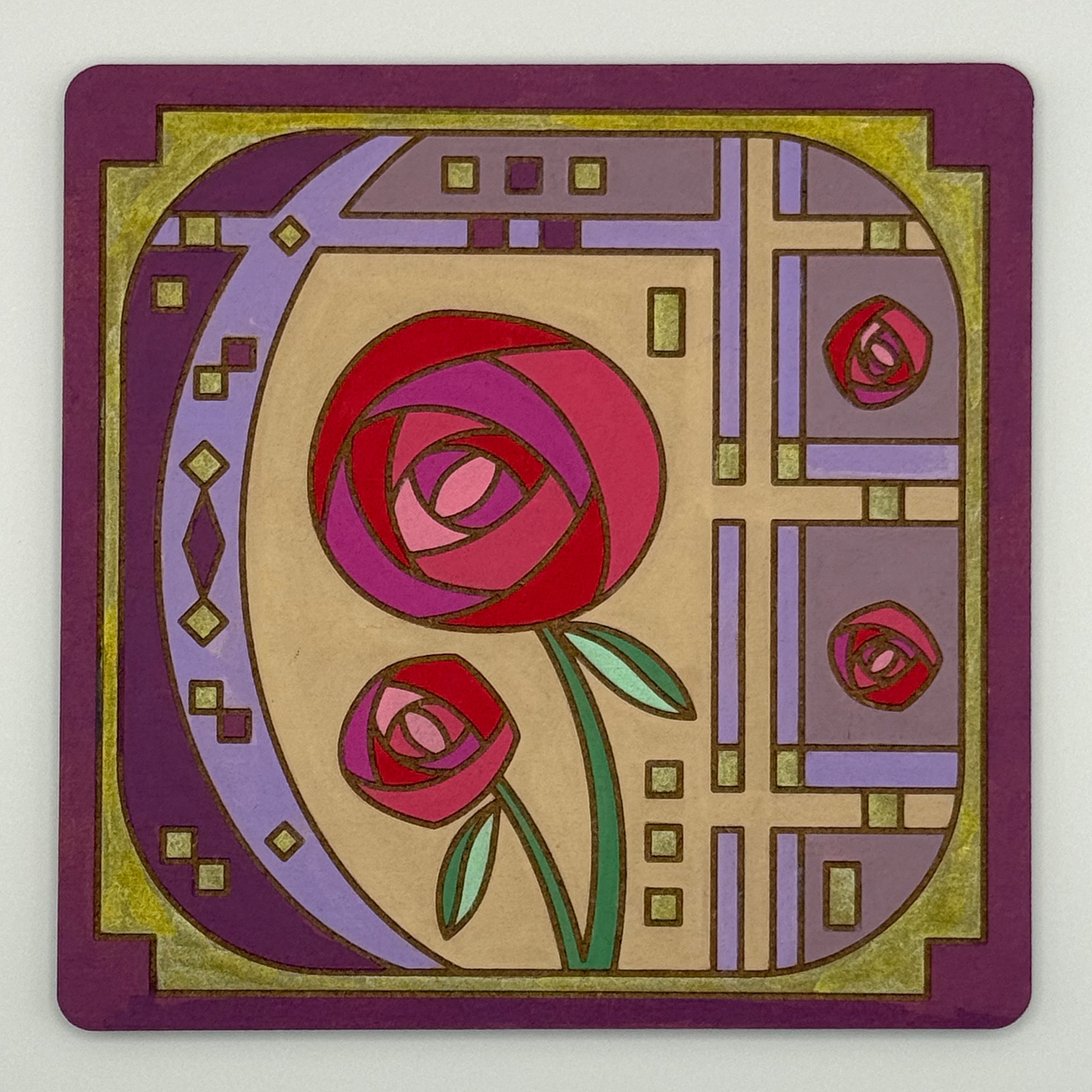 Art Nouveau Rose