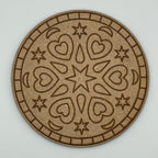 Stars and Hearts Mandala