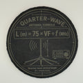 Quarter-Wave Antenna Formula Slate Coaster
