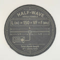 Half-Wave Dipole Formula Slate Coaster