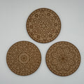 Bundle of all six 12cm Mandala Coasters