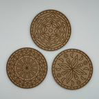 Bundle of all six 12cm Mandala Coasters