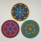 Bundle of all six 12cm Mandala Coasters