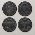 Set of Four Radio Formulae Slate Coasters